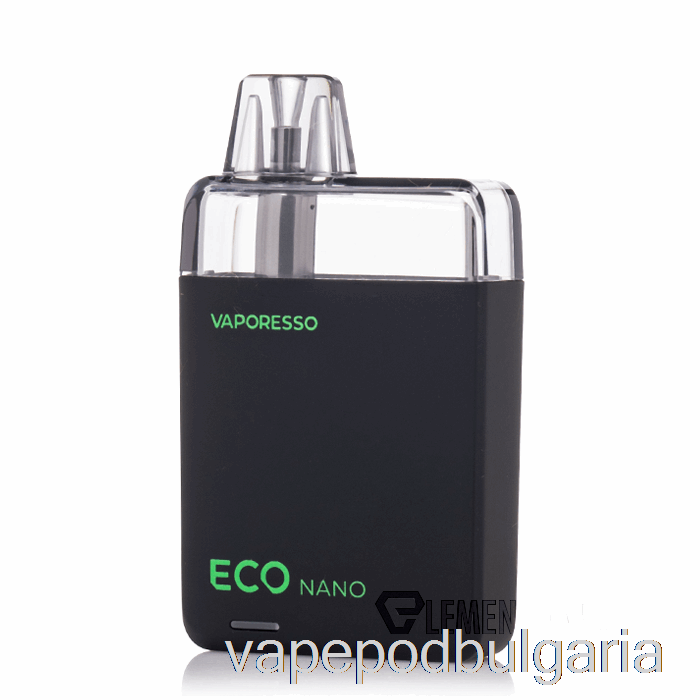 Vape Bulgaria Vaporesso Eco Nano Pod System Midnight Black